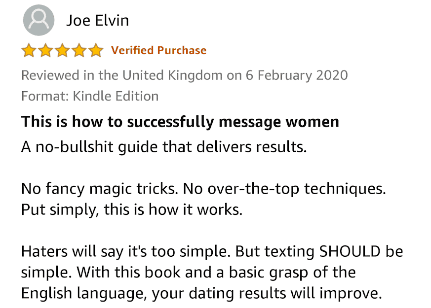 Amazon Review of The Message Game