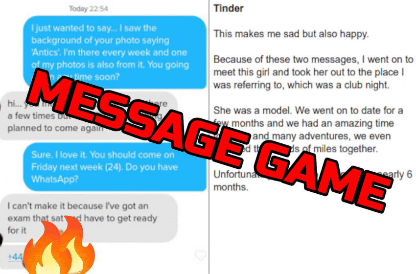 Tinder doesnt show messages