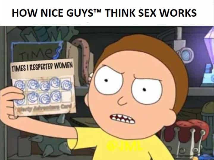 How nice guys think sex works meme rick and morty Ross Jeffries nice guys are phonies