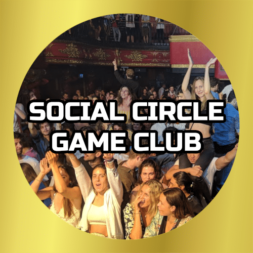 Social Circle Game Club KOKO Michael Sartain Luke Krogh RSD Luke Ice White