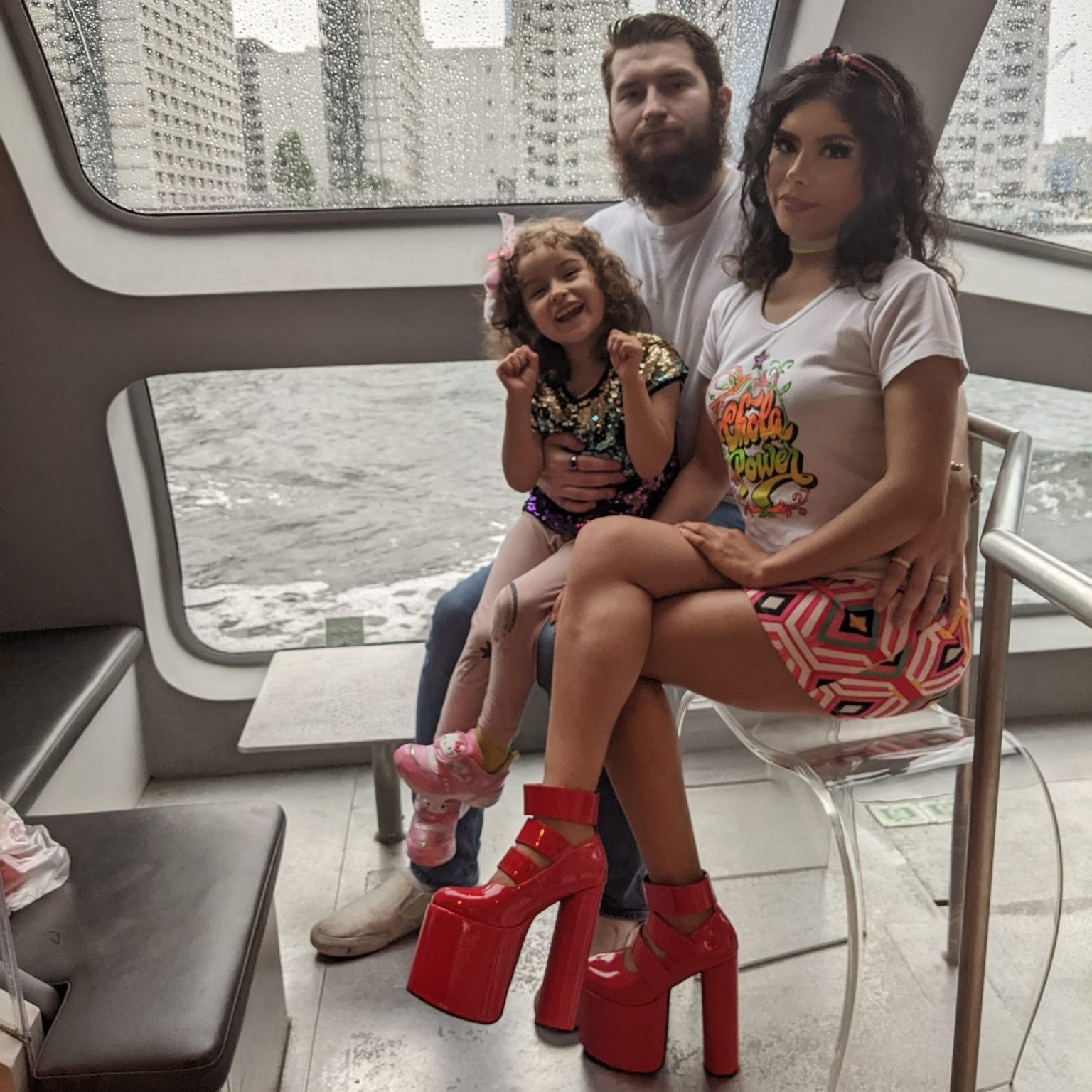 Ice White Family Tokyo Boat Ride Odaiba 8 Inch High Heels Red Heels Current Mood Platform Mary Janes Japan Pickup Artist Dating Relationships Legacy