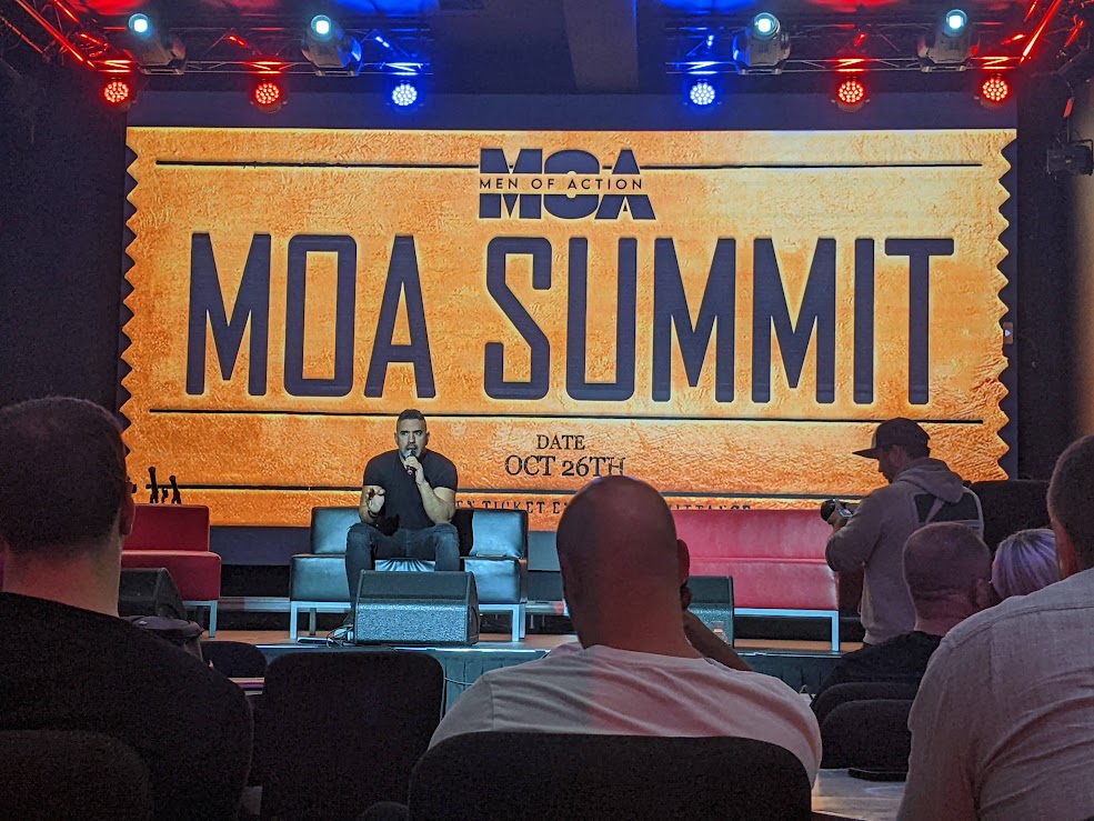 Michael Sartain Ice White MOA Men Of Action Mentoring Program Event Summit Social Circle Game