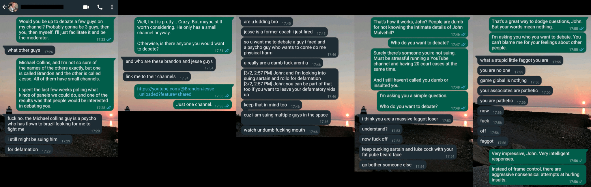 Ice White VS John Anthony Lifestyle Beef Saga WhatsApp Messages Debate Michael Sartain Rollo Tomassi