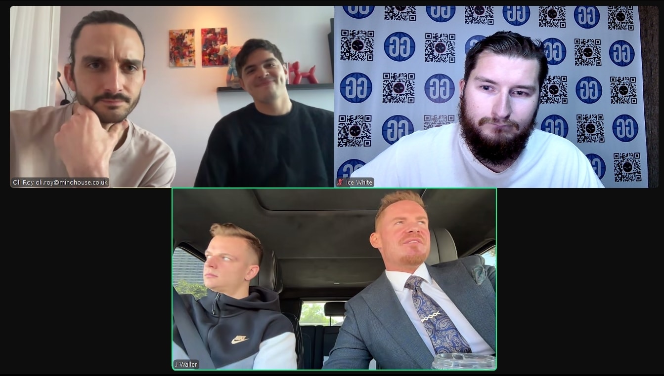 Justin Waller Ice White Oli Roy Mindhouse Productions Netflix Inside The Manosphere Louis Theroux